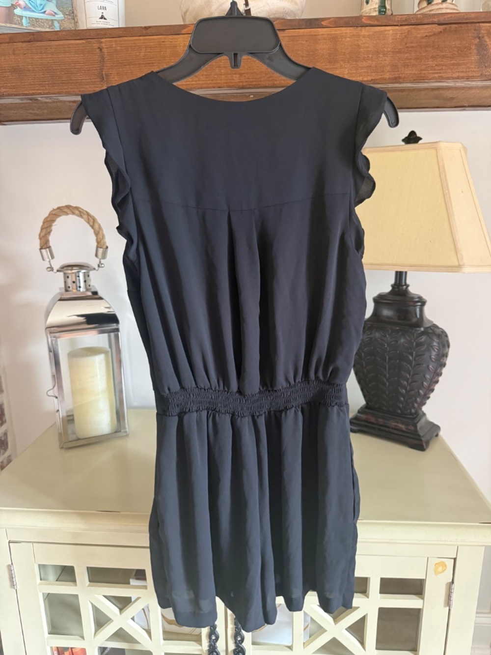 Express Women's Black Playsuit-Romper - Size 6 - Picture 2 of 5